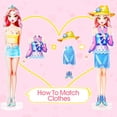 thumbnail image 5 of Jacone Magnetic Dress Up Dolls, Magnetic Princess Dress Up Paper Dolls, Magnetic Dress Up Dolls for Girls Learning Created Imagine Set Birthday Gift, 5 of 7