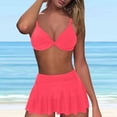 thumbnail image 2 of Sngxgn Women's High Waisted Bikini Sets Two Piece Swimsuits High Cut Bathing Suits(Hot Pink,L), 2 of 9