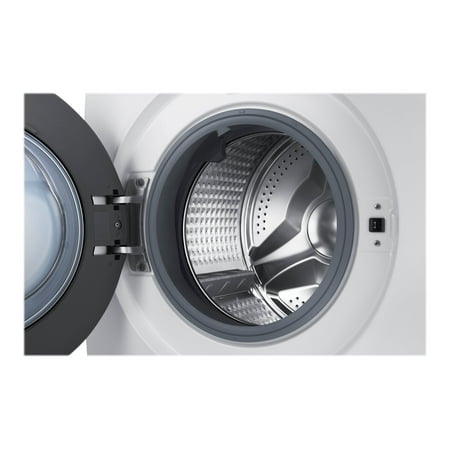 Samsung - 2.2 Cu. Ft. High Efficiency Stackable Front Load Washer with Steam - White