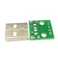 thumbnail image 3 of 10pcs USB 2.0 Cabeza Para Sumergir 2.54mm Pin 4P Adaptador Módulo En Línea Zulema Enchufe tipo USB macho, 3 of 8