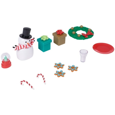My life as 12-piece holiday decorations play set, designed for age 5 and