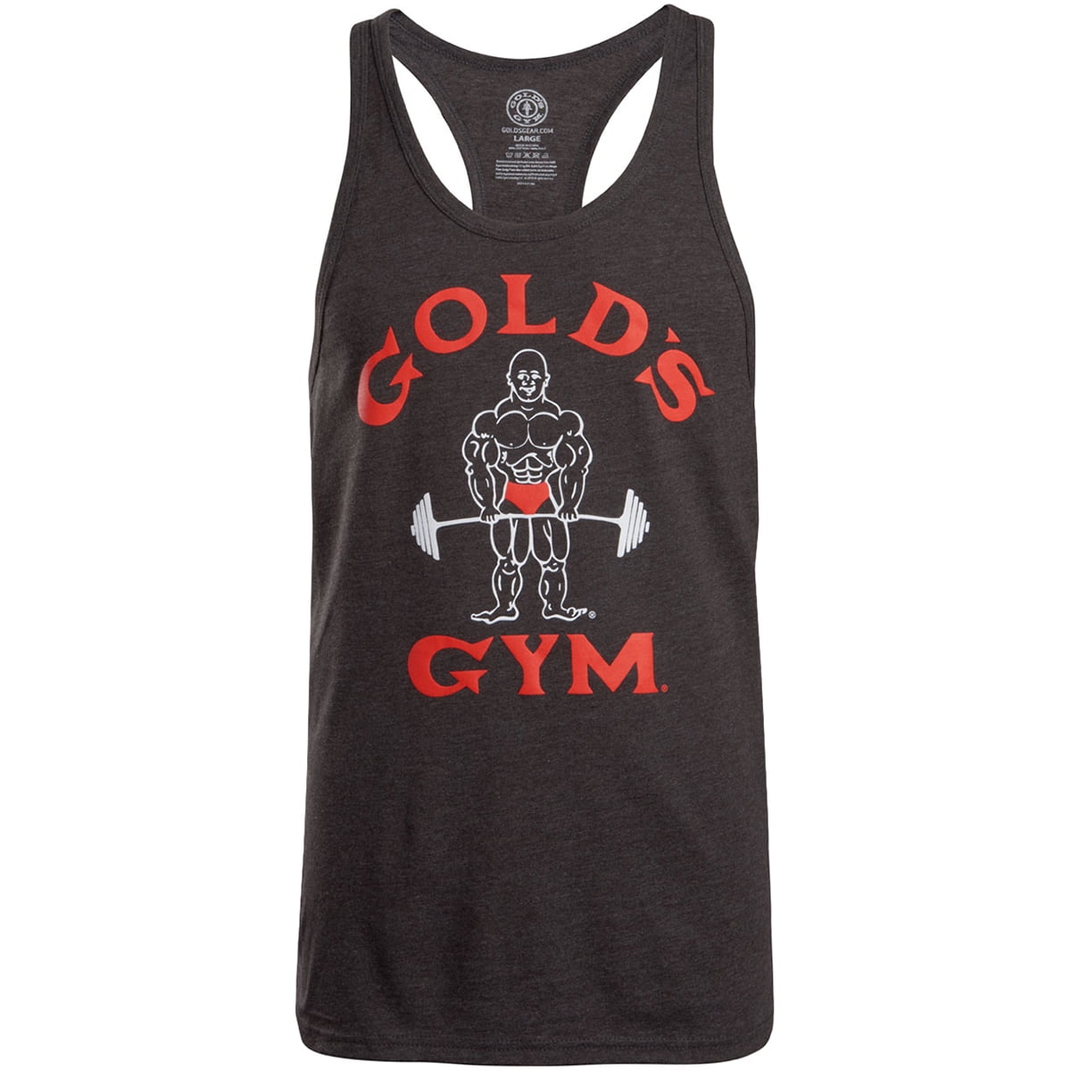 Gold's Gym - Gold's Gym Classic Joe Stringer Tank Top - Dark Gray ...