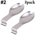 thumbnail image 1 of Coofit Spoon Rest Stainless Steel Utensil Rest Spoon Holder Rest for Kitchen Restaurant, 1 of 10