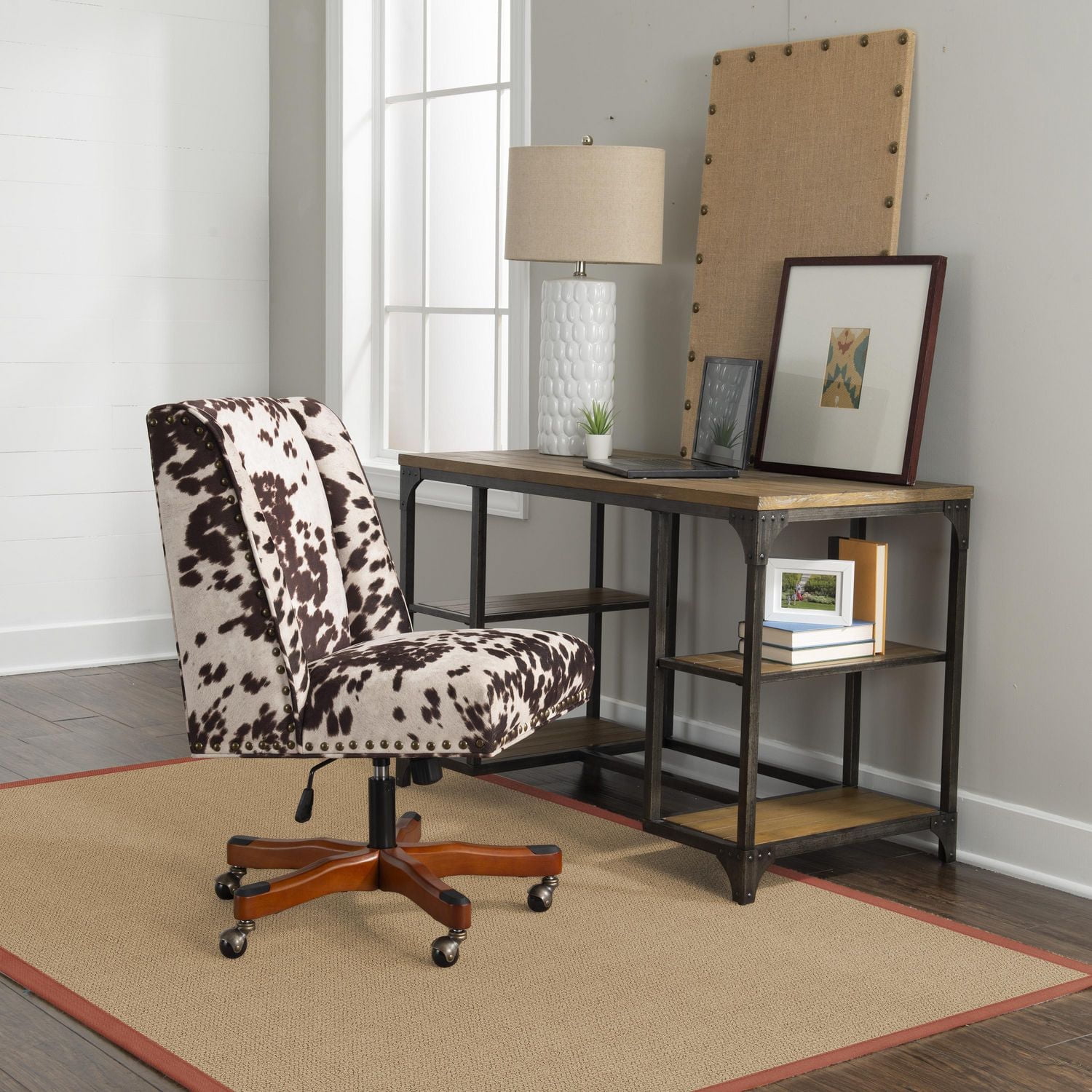 Athena Sisal & Burnt Orange 5' x 8' Area Rug