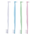 thumbnail image 2 of 4 Pieces Toothbrush Small Head End Tuft Toothbrush Orthodontic Soft Trim Wisdom, 2 of 9