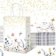 thumbnail image 1 of Bolsas de regalo Kolldenn de papel con flores silvestres, 16 unidades, 21 x 15 x 8 cm, 1 of 7