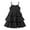 Black, variant on LittleSpring Spaghetti Strap Scoop Neck Sleeveless Polka Dot Dress, Big Girls