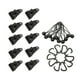 thumbnail image 2 of Juego de 10 clips para lona y 10 mosquetones resistentes, reutilizables y resistentes al viento para cañas de pescar, toldos de camping, cubiertas de, 2 of 8