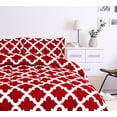 thumbnail image 2 of Utopia Bedding Set de edredon impreso (Queen, Red) con 2 alm Utopia Bedding Utopia Bedding, 2 of 2