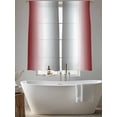 thumbnail image 6 of Sheer Curtains 63 Inches Long, Red Grey Light Filtering Window Curtains for Living Room/Bedroom, Gray Farmhouse Modern Rustic Rod Pocket Voile Sheer Curtain Drapes, 52"W x 63"L, 2 Panels, 6 of 8