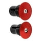 thumbnail image 4 of 2 tapones de manillar de bicicleta de aleación de aluminio de repuesto rojo sin marca, 4 of 9