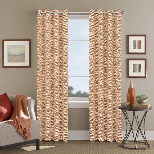 Better Homes And Gardens Greek Key Printed Window Curtain With