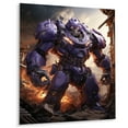 thumbnail image 2 of Designart "Mechanic Juggernaut III" Superheros Metal Art Living Room, 2 of 5