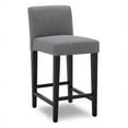 thumbnail image 5 of Maddie Home 35" Fabric Counter Height Barstool in Dark Gray (Set of 2), 5 of 5
