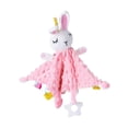 thumbnail image 2 of Manta De Seguridad Para Bebé Con Etiquetas, Juguete Encantador Para Niñas, Niños Recién Nacidos, Conejo Rosa, 2 of 8