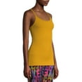 thumbnail image 2 of No Boundaries Scoop Neck Spaghetti Straps Ribbed Cami (Juniors) 1 Pack, 2 of 7