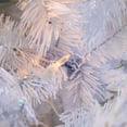 thumbnail image 3 of National Tree Company  7.5 ft. Pre-lit Artificial Millville White Hinged Tree with PowerConnect, 550 Warm White LED Lights-UL, 3 of 5