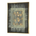 thumbnail image 1 of Gold Geometric Tapestry - Modern & Transitional Framed Canvas, 1 of 3