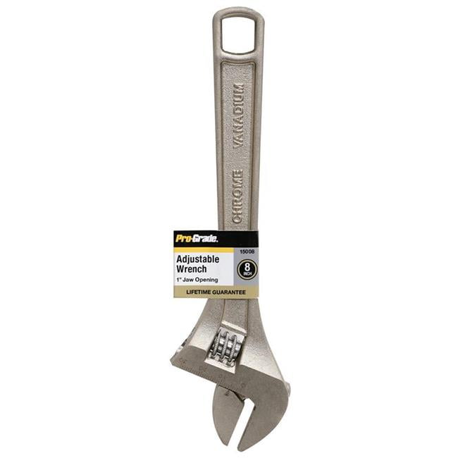 ProGrade 15008 8 in. Adjustable Wrench