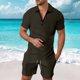 thumbnail image 1 of WILLBEST Pantalones Cortos para Hombre, Trajes para Uso Diario, Conjuntos Ajustados, Transpirables, para Primavera y Verano, Atuendo Elegante para Socializar, Combinación con Zapatos., 1 of 4