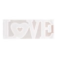 thumbnail image 1 of Molde de silicona con forma de corazón, molde de resina epoxi para manualidades. 21.5x8.3x2.3CM, 1 of 9