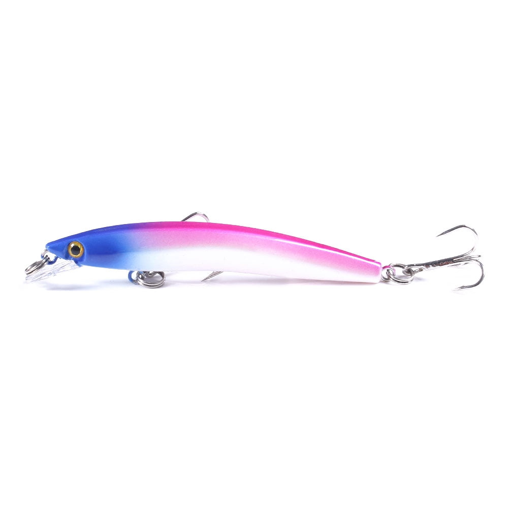HENGJIA Minnow Bass Fishing Lures, Jerkbait Lure Set Hard Baits Crankbait for Catfish Trout Walleye Fishing Bait 5Pcs/kit