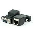 thumbnail image 3 of Viflosae 1 Paire d'Extensions VGA Mâle Femelle vers LAN RJ45 CAT5 Câble Réseau 20M, 3 of 9
