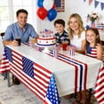 thumbnail image 5 of Kuroiy 4th of July Disposable Party Supplies Red White Blue Plastic Tableware for Independence Day, Memorial Day, Veterans Events and Family Gatherings, 5 of 6