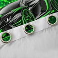 thumbnail image 5 of Feelyou Green Fahion Automobile Black Out Curtains, Square Honeycomb Curtains Pack of 2 (42x63 Each), Teens Kids Boys Girls Bedroom Curtains, Curtains and Drapes Decor, 5 of 7