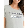 thumbnail image 4 of Cactus and Pearl Women's Not My Type Graphic Tee, Sizes XXS-XXL, 4 of 5