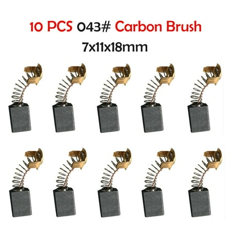 

RANMEI 10PCS Brushes 8 Different Sizes Carbon Brushes for Electric Motor Tool Repair