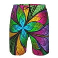 thumbnail image 3 of Fotbe Multicolored Beautiful Flower Trajes de Baño Estampados para Hombre, Shorts de Verano de Secado Rápido, Ropa de Playa, Bañadores-Small, 3 of 6