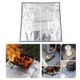 thumbnail image 4 of Wandteppich ignífugo para exteriores, Wandteppich para pozo de fuego Wandteppich de rejilla Wandteppich resistente a la temperatura Aislamiento del piso S 60x60cm DYNWAVEMX Manta ignífuga, 4 of 8