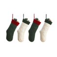 thumbnail image 2 of Dalxymotic Christmas Stocking, Cable Knit Xmas Stocking With Thick Cuff, Classic Large Hanging Christmas Sock, Christmas Decorations Indoor Outdoor for Tree, Fireplace, Mantel, Wall, 2 of 6