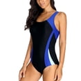 thumbnail image 5 of BeautyIn Women's One Piece Athletic Swimsuit Racerback Sport Swimwear, 5 of 7