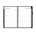 2025 Weekly Monthly Refillable Planner, 5x8, by Blue Sky, Black