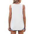 thumbnail image 4 of WZXFASHION Femmes 2025 Populaire Col Rond Manches Courtes Imprimé 2D Décontracté Ample et Polyvalent Camisole à Bretelles jusqu'à 50 % de Rabais T-shirt à Manches Courtes pour Femmes, 4 of 5