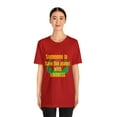 thumbnail image 4 of Someone to save the planet with KINDNESS Unisex Jersey Short Sleeve Tee, 4 of 12