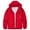 Red, variant on Mens Lightweight Windbreaker Jackets Waterproof Raincoat with Removable Hood Red Size L