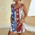 thumbnail image 2 of QATAINLAV 4th of July Overalls Women, American Flag Prints Romper Womens Casual Casual Festival Playsuits Lightweight Comfy Going Out Sport Jumpsuit with Pocket Today's Lightning Sales Multicolor L, 2 of 6