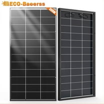 ECO-Baeerss N-Type 18BB 300W Bifacial Solar Panel Mono 12/24V Charging Camping Home PV Off-Grid RV Boat