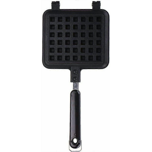 Manual Waffle Maker, Aluminum Stovetop Waffle Maker with Non-Stic