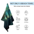 thumbnail image 2 of Landscape Butterfly Ultra Fine Fiber Beach Towels for Travel And Quick Drying Absorbent Towels for Swimming, 2 of 7