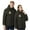 Green, variant on Busydd Heated Jacket for Men and Women Electric USB Rechargeable Heated Coat Winter Warm Long Sleeve Hooed Jacket with 11 Heating Zones Fashion Solid Color Pockets Heated Jacket Plus Size S-4XL