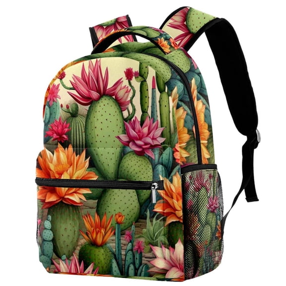 Lightweight Backpack Cactus School Bag Travel Laptop Daypack for Men Women Casual Rucksack