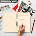 thumbnail image 4 of FORMRS 1-Subject Spiral Notebook 8" x 5" College Ruled 60 Refillable Sheet A5 Hard Cover, 2 Pack, Black Illusionary Boat, 4 of 7