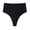 Black, variant on Seamless Thongs for Women Tummy Shape Underwear for Yoga Quick Dry Stretch High Waisted Briefs Pink M