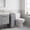 Dove Gray, variant on LEDREM Slim 4-Tier Storage Cabinet with Slide-Out Drawers, Freestanding Narrow Organizer for Bathroom & Kitchen, 27.5 Inch, Cloud White