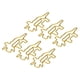 thumbnail image 5 of Clips De Papel Metálicos, 100 Clips De Papel Con Forma De Dinosaurio, Material De Metal Antioxidante Portátil Para La Escuela ANGGREK Otros, 5 of 8