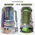 thumbnail image 2 of Mochila de Senderismo HOMIEE 50L Impermeable para Camping, 2 of 8